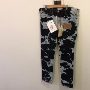 Current/Elliot Skinny Crop Jeans